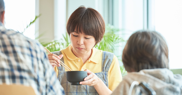 ユニバーサルデザインフードの「とろみ調整」